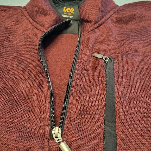 NEW LEE JEANS BRAND MENS 3/4 ZIP PULLOVER JACKET-NWT - Picture 8 of 11